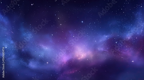 Wallpaper Mural Stunning view of the cosmic night sky filled with stars and vibrant nebulae. Torontodigital.ca