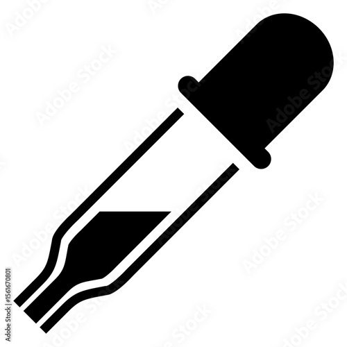 Icono silueta de cuentagotas