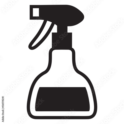 Logo higiene y limpieza. Icono pulverizador 