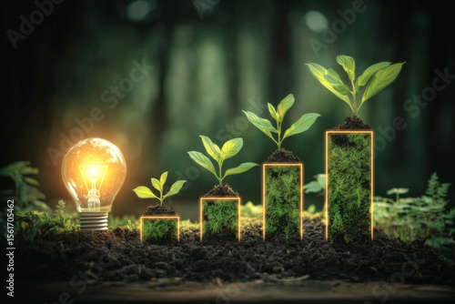 Nature-Inspired Innovation and Green Energy Concept