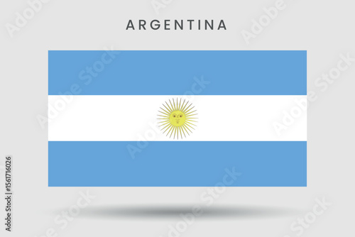Argentina Flag National Symbol of South American Pride
