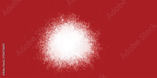 Abstract smoky effect in white over vibrant red texture

