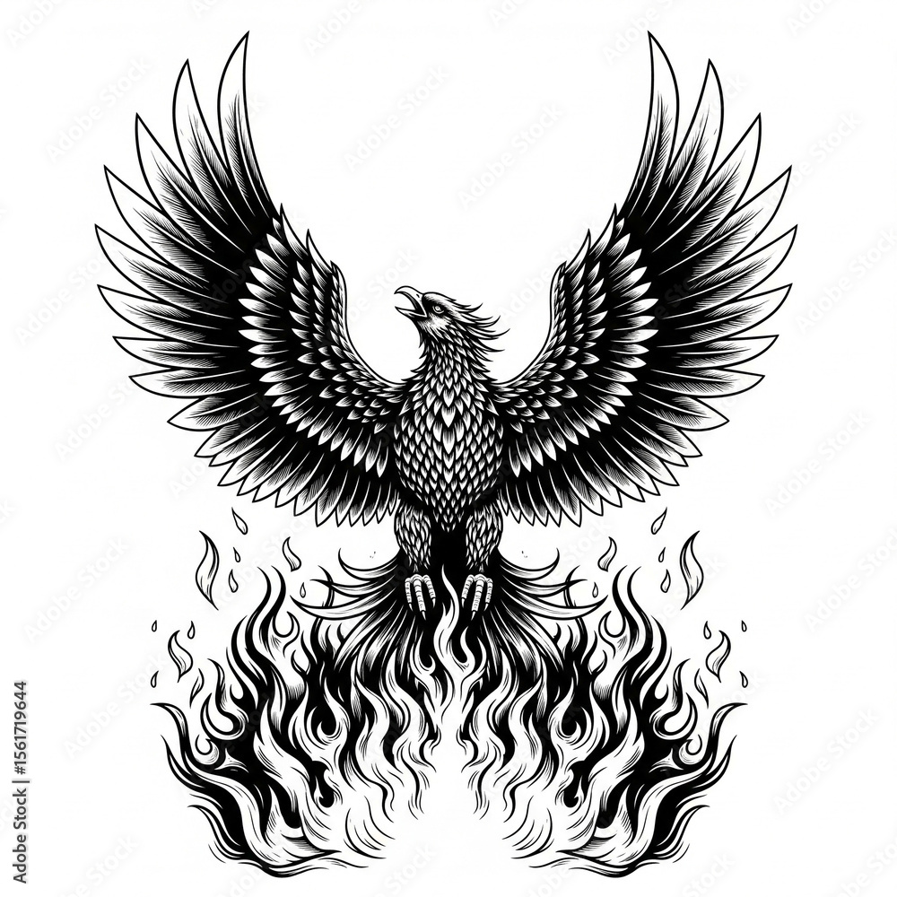 Obraz premium eagle with wings