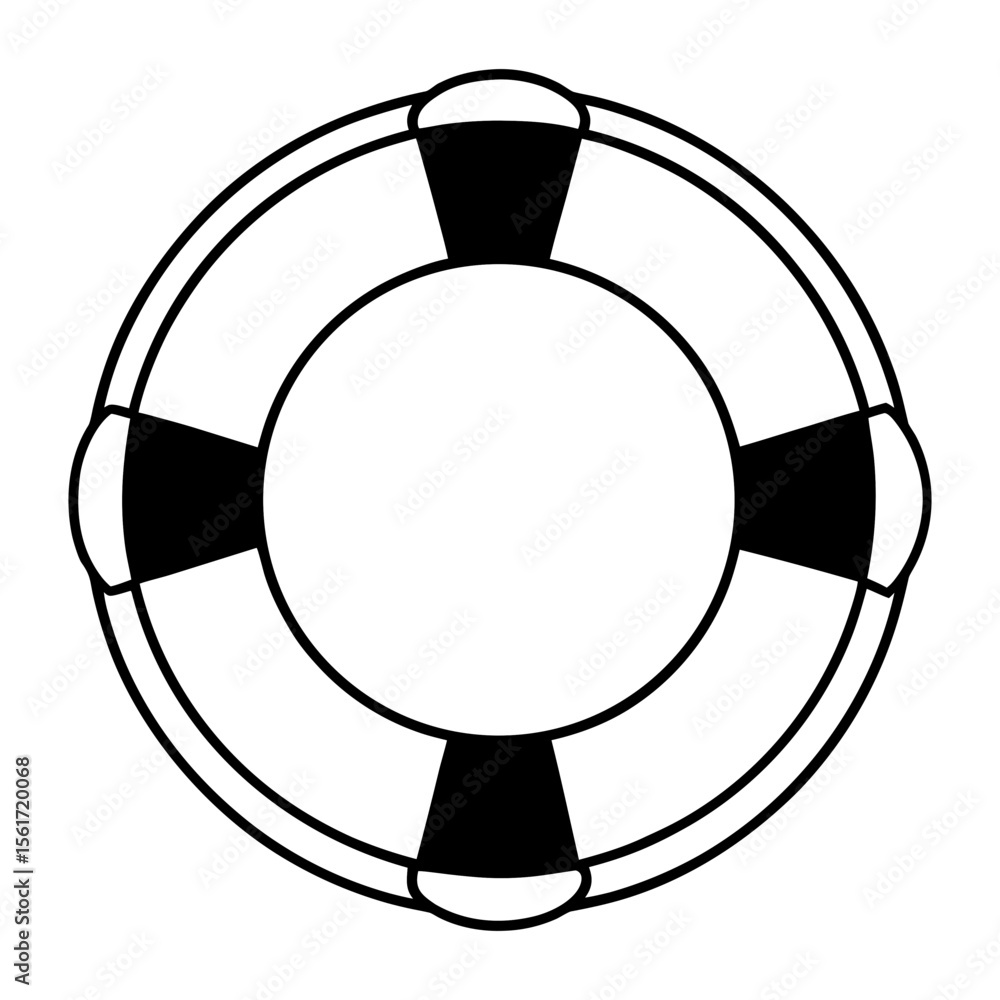 Lifebuoy outline silhouette vector, a black lifebuoy vector art design, and a silhouette of a lifebuoy isolated on a white background Lifebuoy outline silhouette vector, a black lifebuoy vector art design, and a silhouette of a lifebuoy isolated on a white background