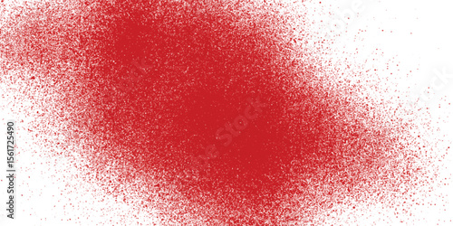 Bold red background with artistic soft white fog texture

