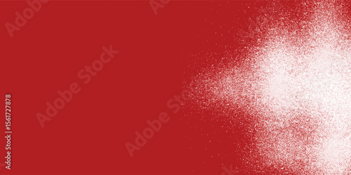 Abstract smoky particle overlay on a bold red surface

