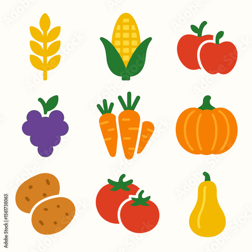 Harvest Icons Grid