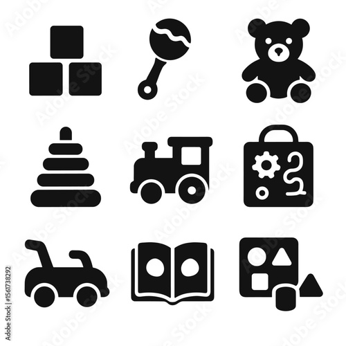 Toddler Toys Icons