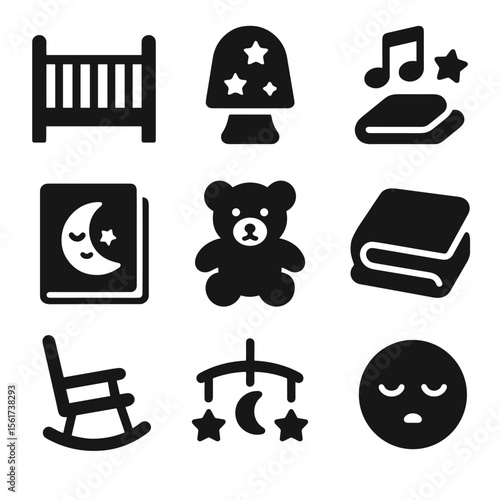 Toddler Bedtime Icons