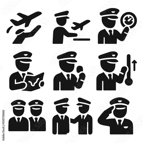 Pilot Action Icons