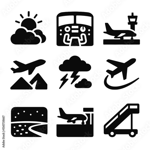 Aviator Icon Set