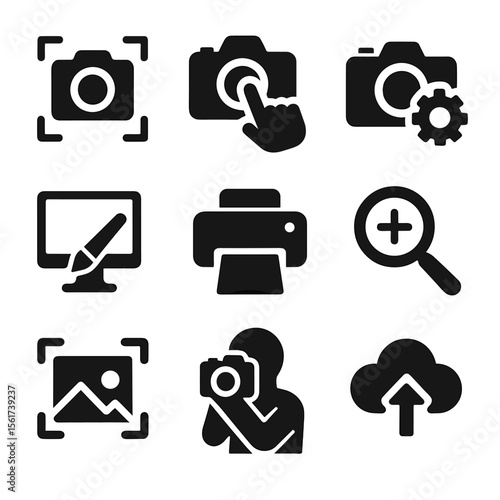 Photography Icon Grid