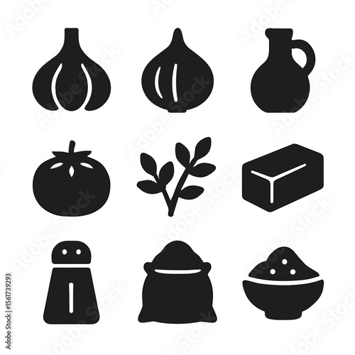 Chef Ingredients Icons