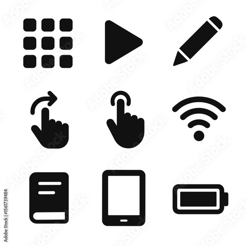 Minimalist Icon Grid