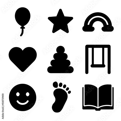 Childhood Icon Set