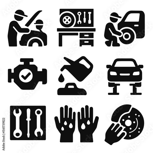 Mechanic Icon Set