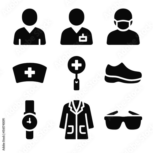 Nurse Icon Grid