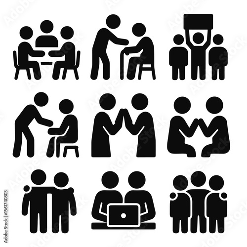 Icon Grid of Respect