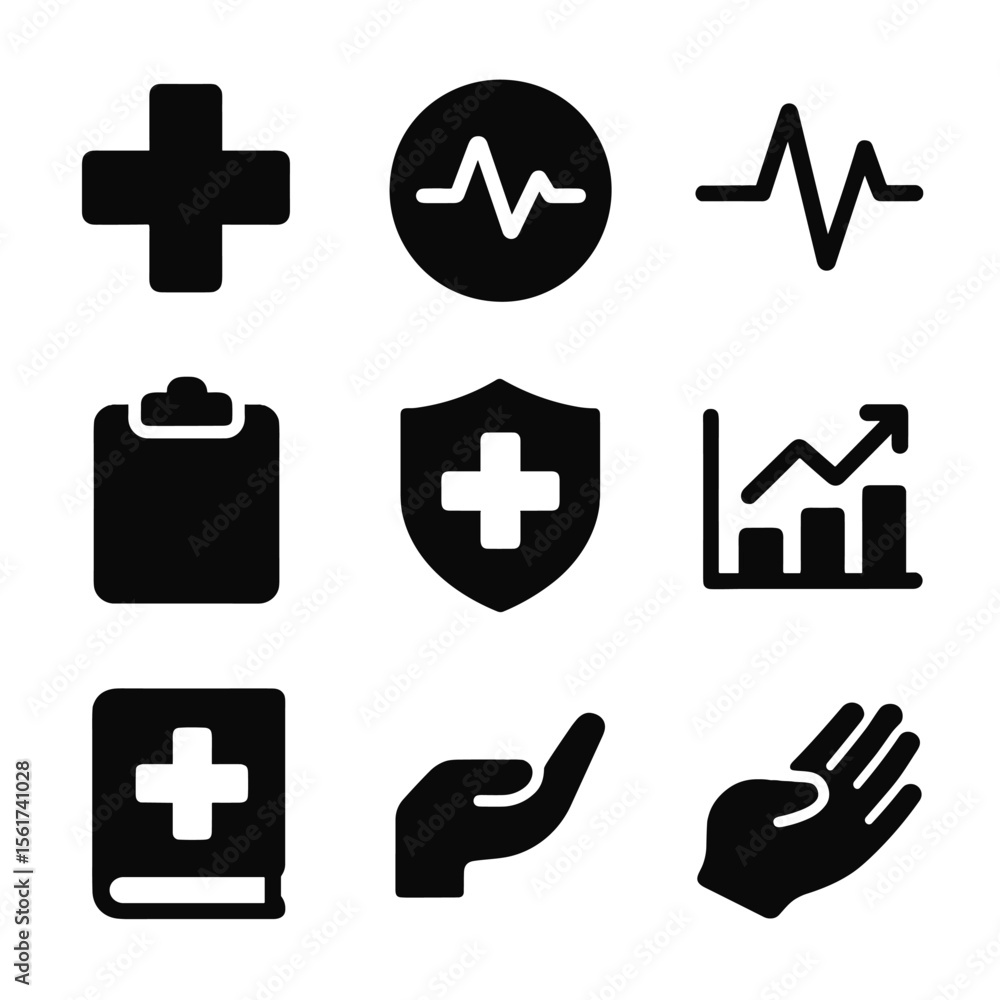 Obraz premium Medical Icon Grid