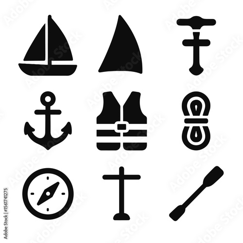 Sailing Gear Icons