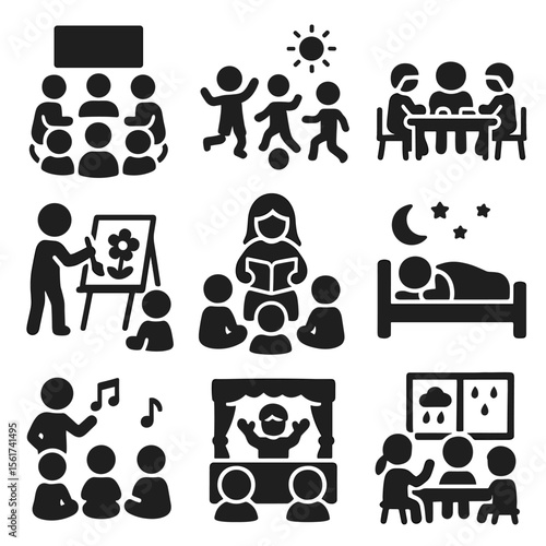 Preschool Icon Set