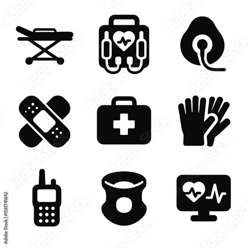 Paramedic Tools Icons