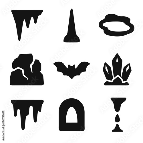 Cave Elements Icons
