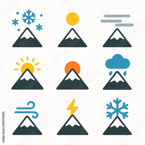 Weather Icons Grid