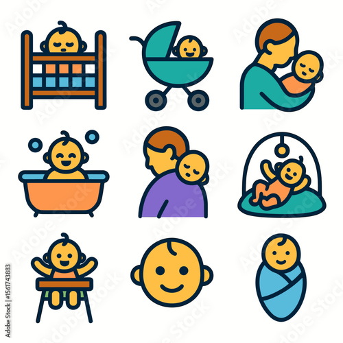Infant Icon Set