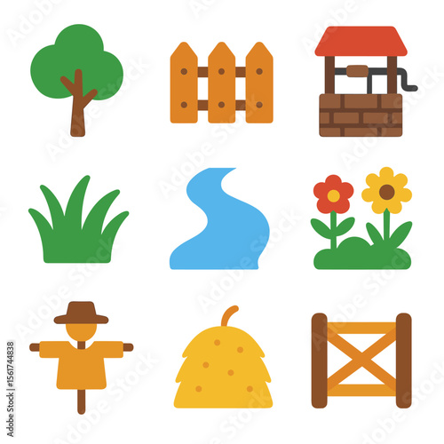 Countryside Icon Set