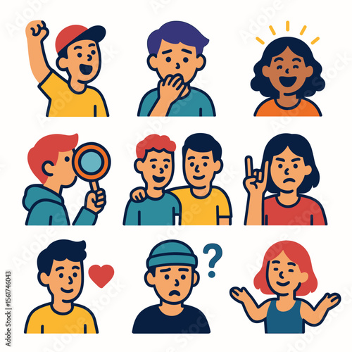 Youth Emotion Icons