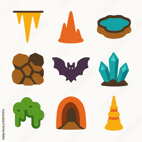 Cave Icons Grid
