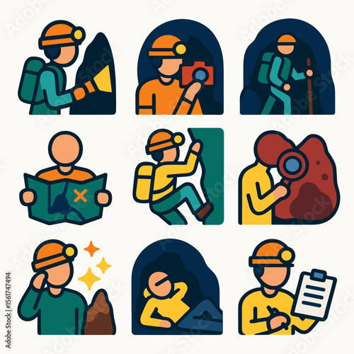 Cave Exploration Icons