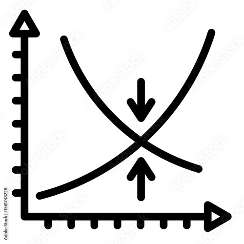 Elasticity Curve  Icon