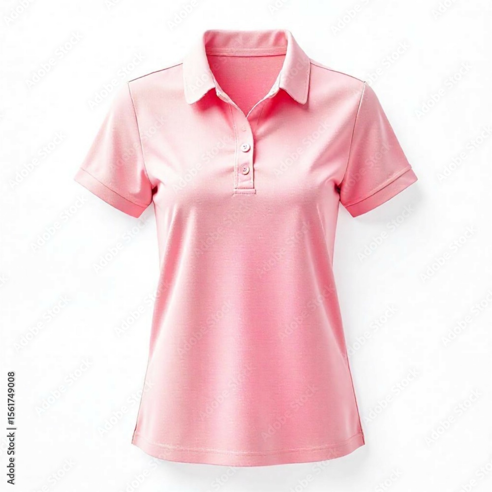 Women’s Pique Polo Shirt Mockup Women’s Pique Polo Shirt Mockup