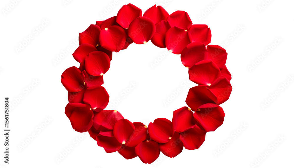 wreath made of flowers rose petals isolated on transparent background wreath made of flowers rose petals isolated on transparent background