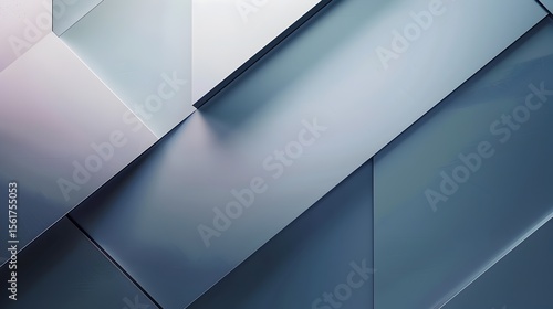 Sleek and Sophisticated Minimalist Kitchen with Steel and Glass Fixtures in Home Mockup 3D Render