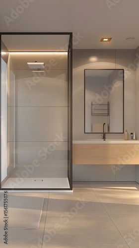 Sleek and Sophisticated Modern Bathroom Interior Design