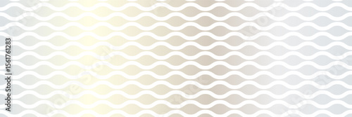 Wavy Line PatternAbstract wave pattern with gradient color scheme in shades of gold, gray, and white, creating an effect of shining white gold surface, movement and fluidity.