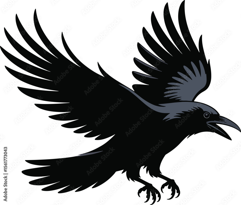 Fototapeta premium eagle with wings vector