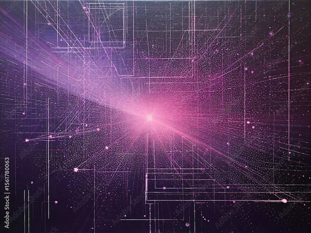 Obraz premium Abstract Digital Network