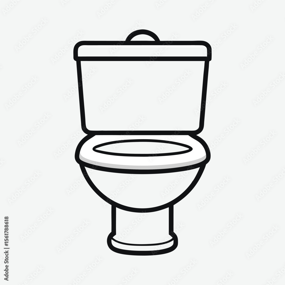 Simple Toilet Icon Vector Outline Illustration
Simple Toilet Icon Vector Outline Illustration