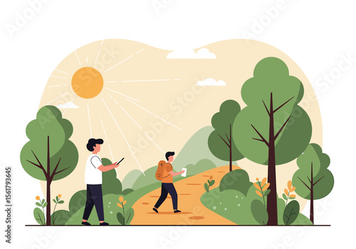 Exploring the Impact of Nature on Well-being A Climate Psychology Perspective on Hiking and Outdoor Recreation