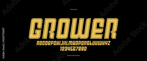 Geometric italic and bold s...