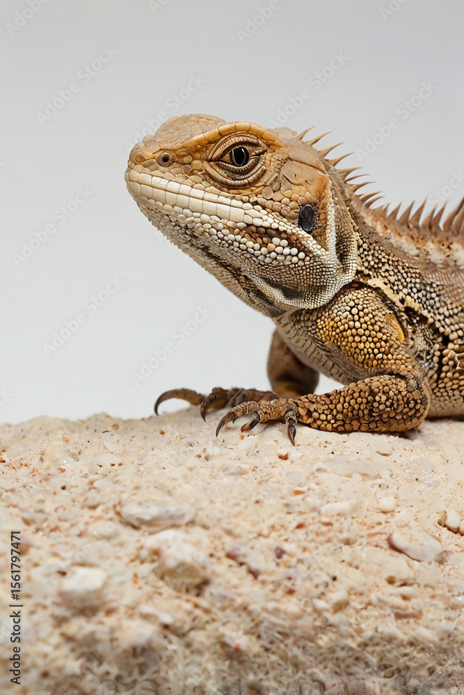 Fototapeta premium Desert Lizard Macro