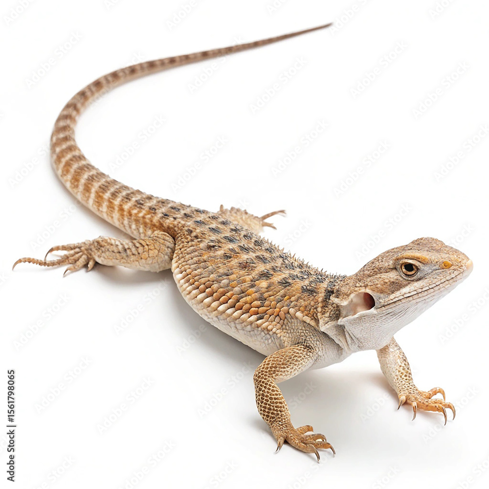 Naklejka premium Desert Lizard Macro