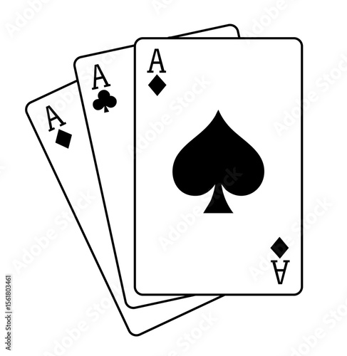 Karty poker talia kart grafika