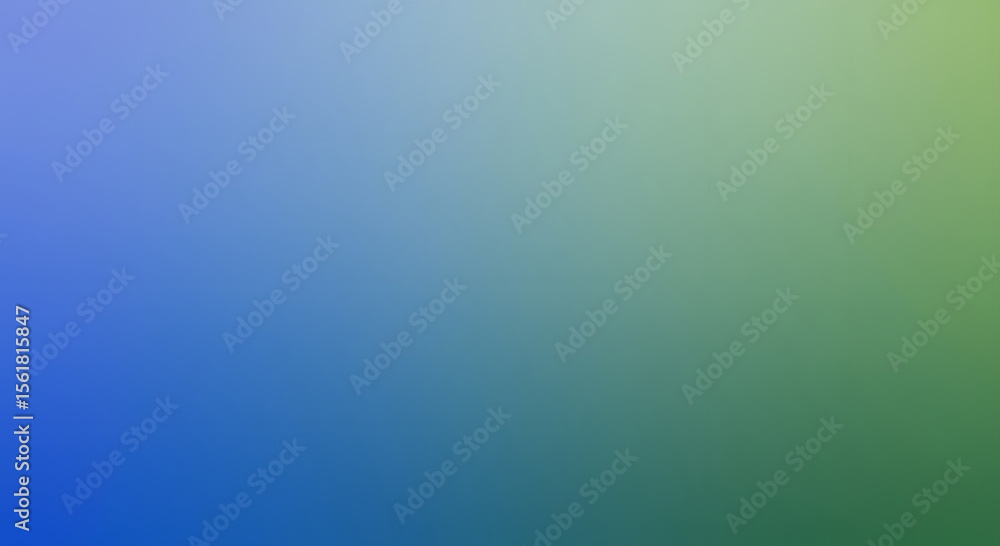 Fototapeta premium A smooth gradient background blends soft blue and green colors, creating a subtle and elegant texture