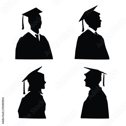 graduation cap silhouette