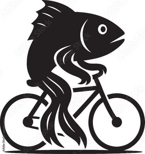vector illustration of a fishing rod